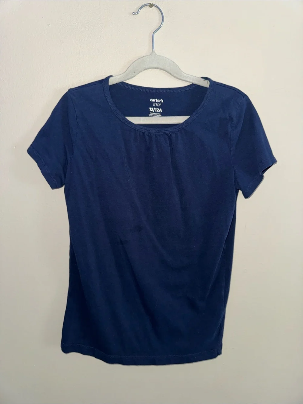 Carter's Navy Short Sleeve Crewneck Tee